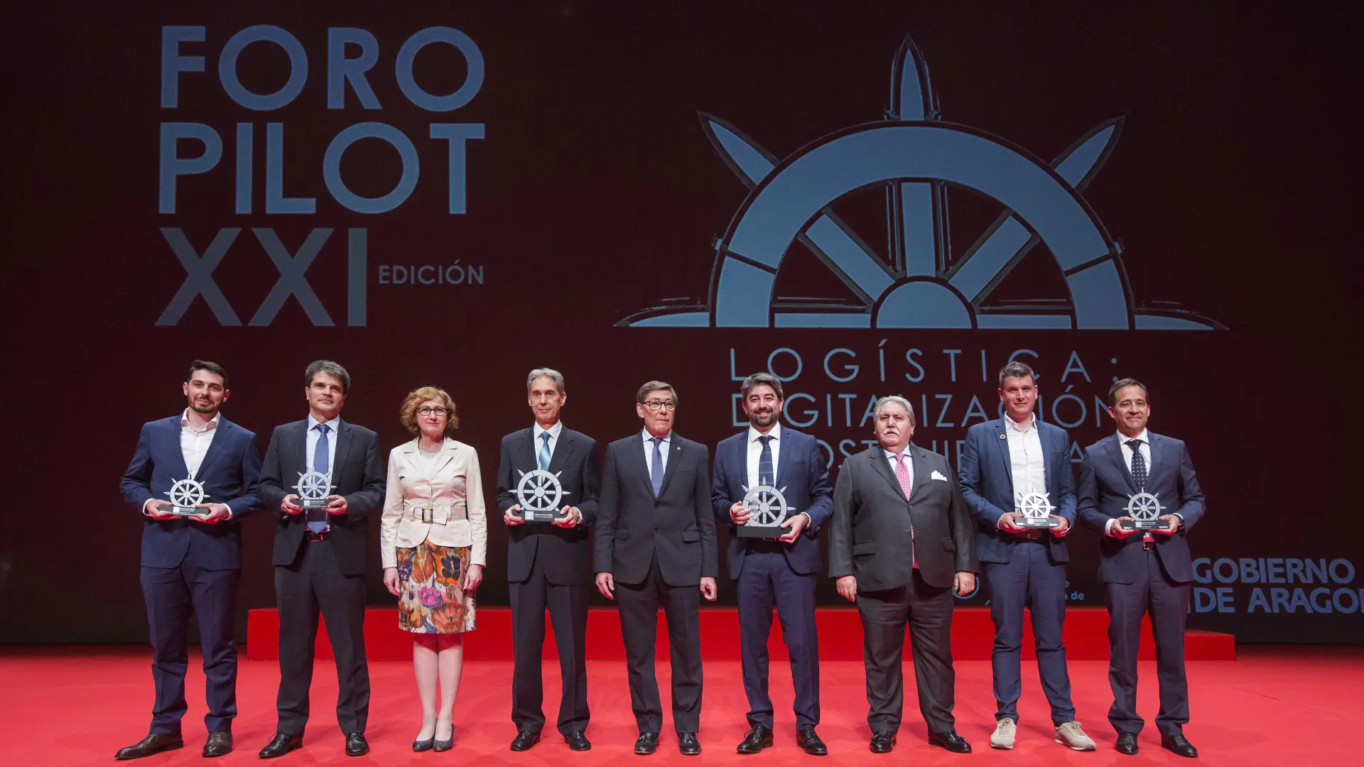 Foto de los premiados del Foro PILOT XXI Edición, celebrada en 2022.