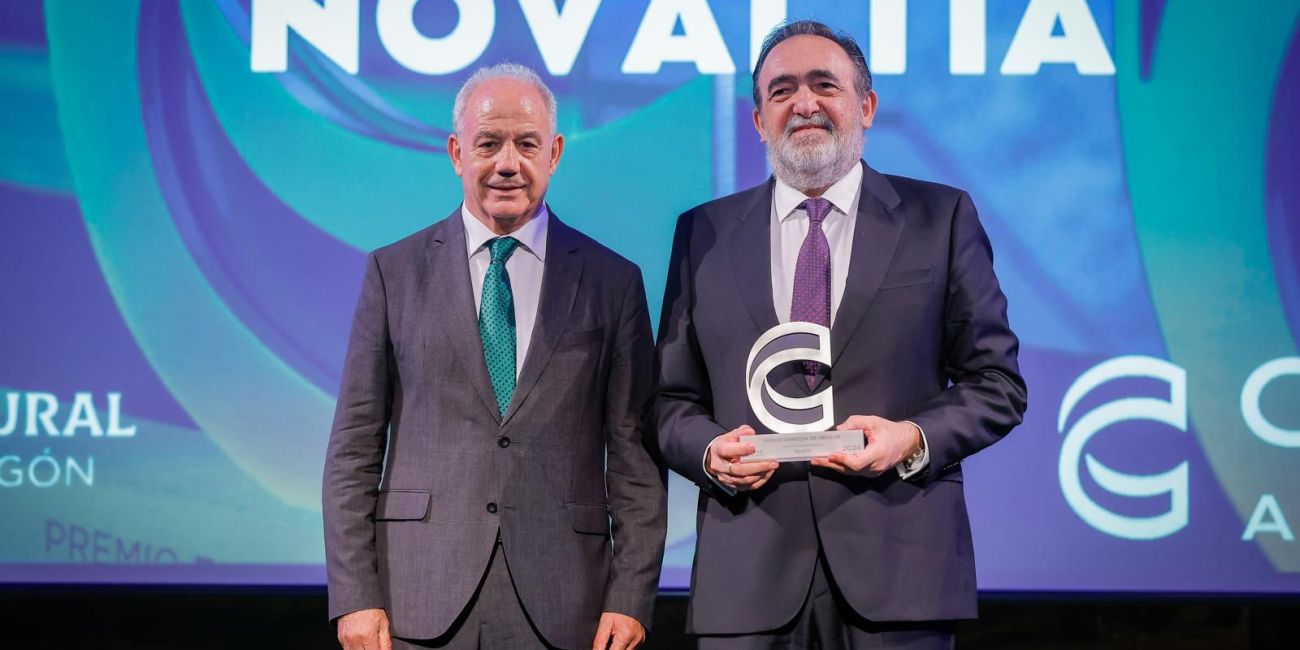 Novaltia recibe el Premio a la Mejor Empresa de Aragón 2024 otorgado por la CEOE.